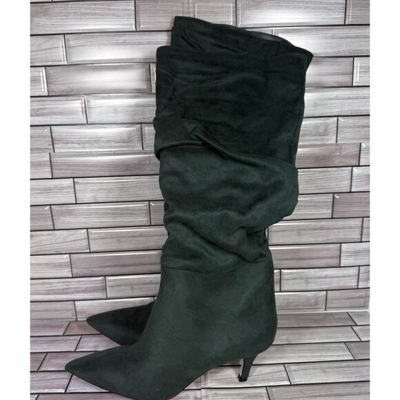 Jessica Simpson Women's Green NAEVY Pointed Toe Knee High Boot Size 10-NEW - Picture 5 of 9